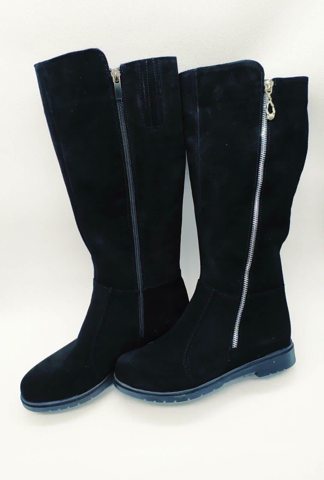 Сапог черн.замш.б. 2019 Ароми днепр 37(р)