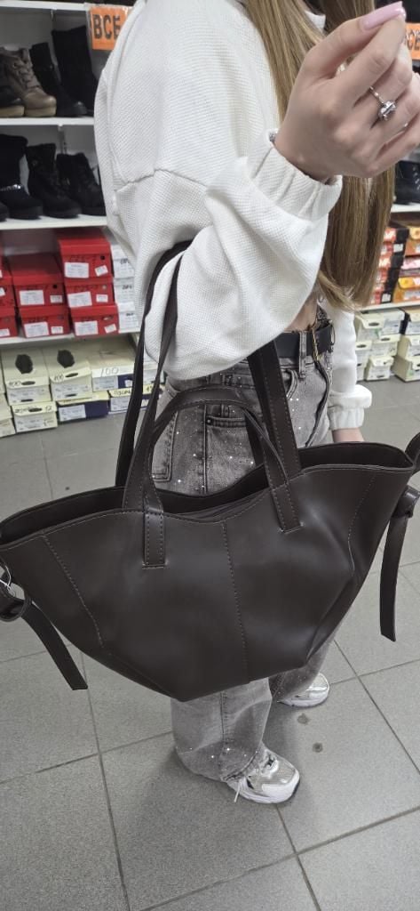 Сумки екошкіра.різнокольор. 297-1 жіноча.турція