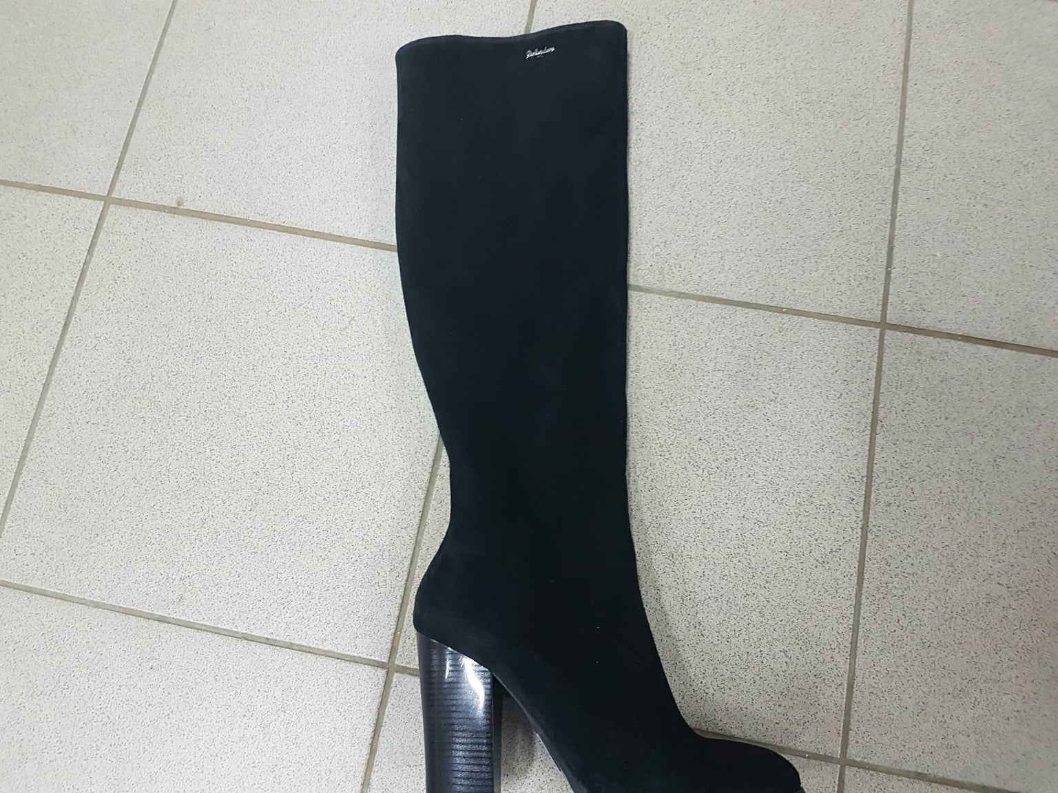 Ботфорт черн.замш.б. 50812 Алтея житомир 38(р)