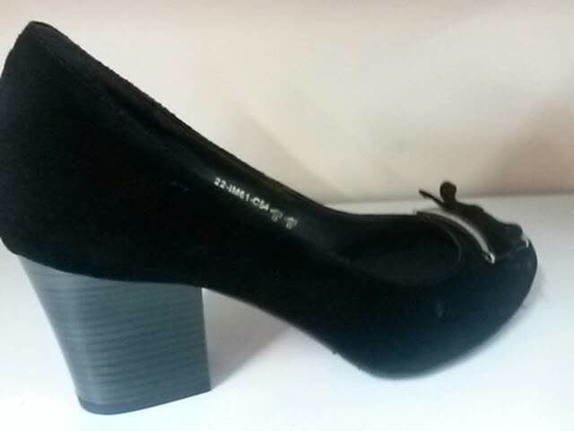 Туфли черн.замш 70-25 фолетти харьков 37(р)