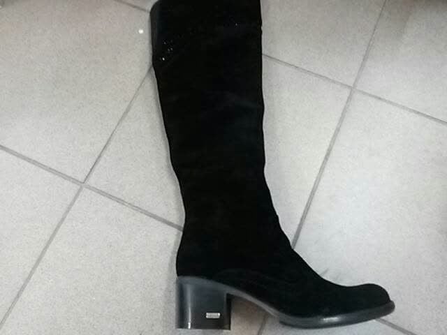 Ботфорт черн.замш.ш 2096 лидер житомир 36(р)