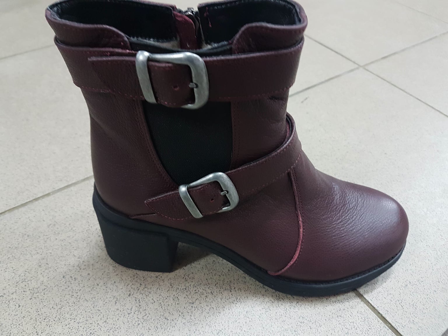 Бот бордо. кожа.ш 47591-13 вискала одесса 39(р)