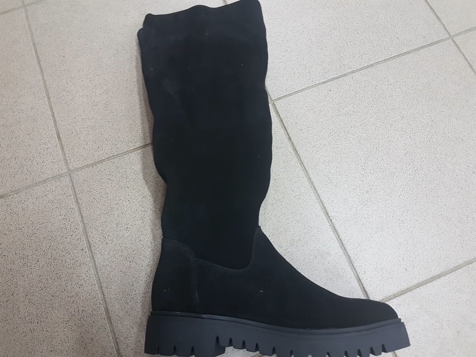 Ботфорт черн.замш.ш. 293-6 фави харьков 39(р)